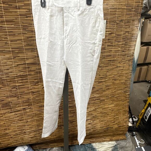 Lauren Ralph Lauren Mens Linen Flat Front Dress Pants Size 32W X32L - Picture 2 of 3